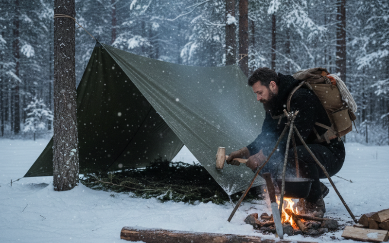 busch zima pristrešok